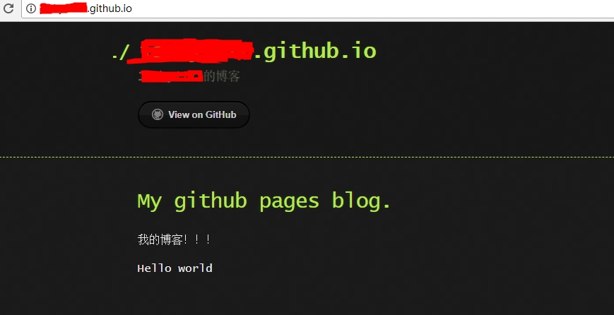 githubname github io blog index